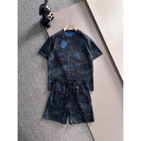 Louis Vuitton Spring/Summer New Casual Short-Sleeve Shorts Set